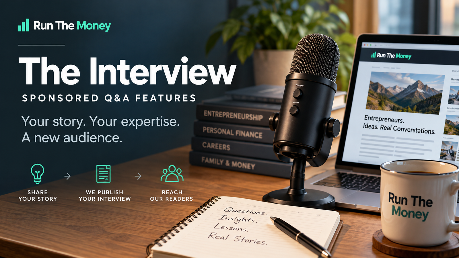 Sponsored business interviews from Run The Money featuring written Q&A stories for entrepreneurs, founders, and business owners.